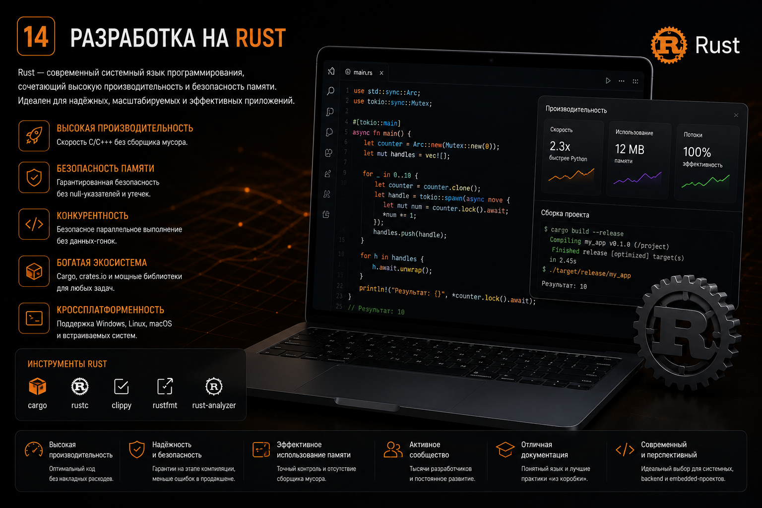 Разработка на Rust