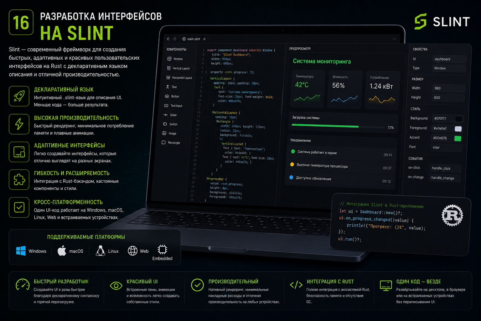 Разработка интерфейсов на Slint